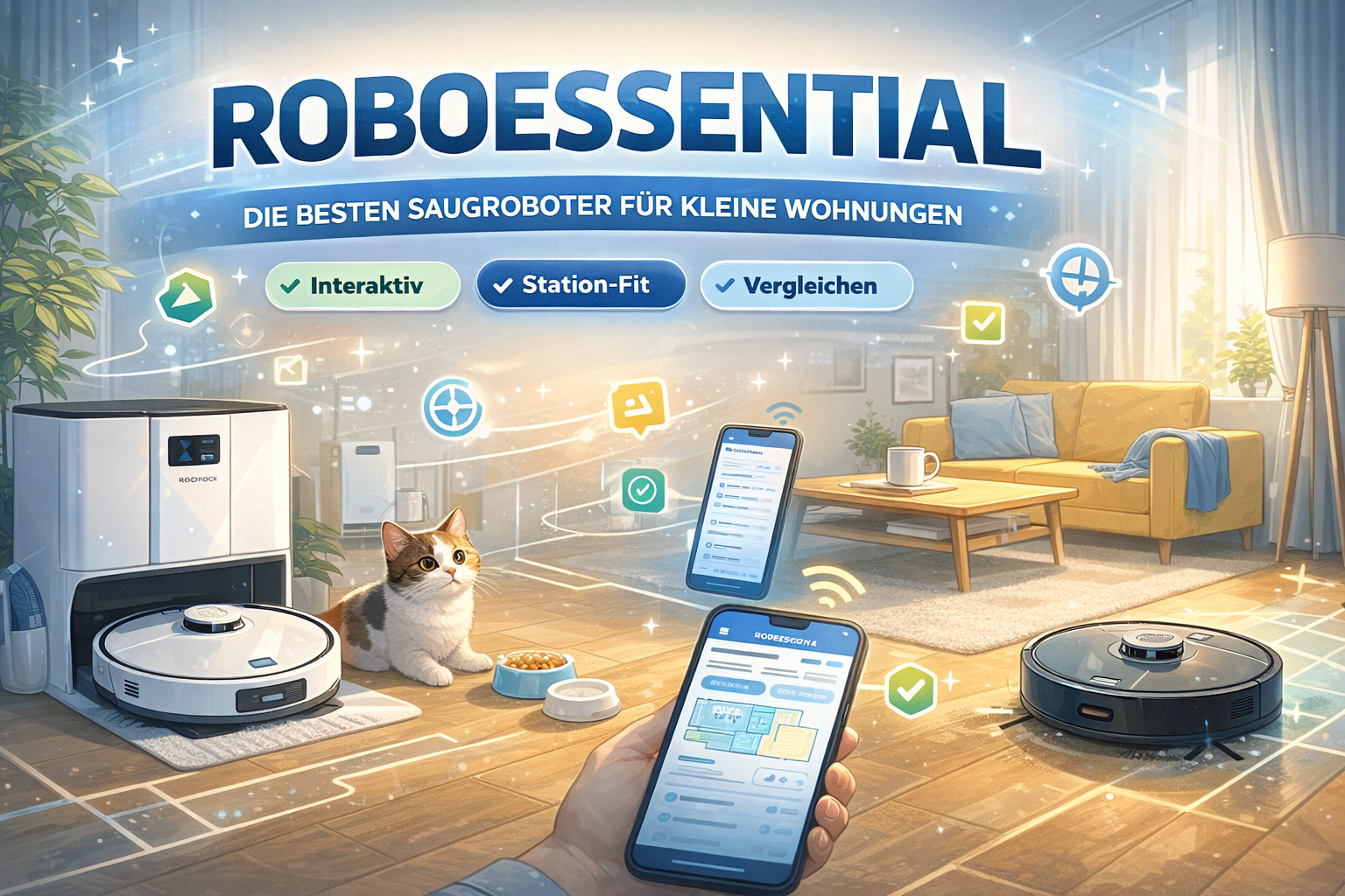 Saugroboter für kleine Wohnungen - die besten für 2026